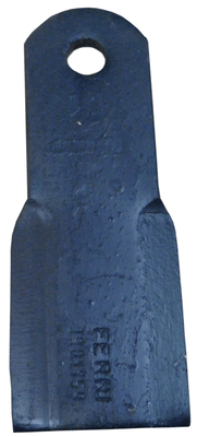 Pièces d'usure épareuse - Ferri - Couteau droit 130 x 40 x 6 mm origine