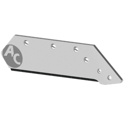 Pièces d'usure charrue - Huard - Soc à pointe 14'' carbure droite Huard adaptable