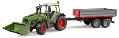 Jouets - Jouets - Tracteur Fendt 211 Vario avec chargeur et remorque