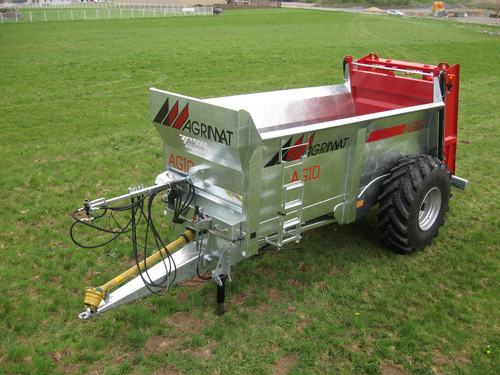 Épandeur à rotor - TURFMASTER - 25kg - pour compost, semences et